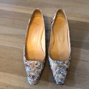 Jean-Michel Cazabat Vintage sparkly shoes.